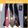 Jk Japanese Anime Clothing Fashion Nine Tailed Fox Tie Chinese Style Embroidery