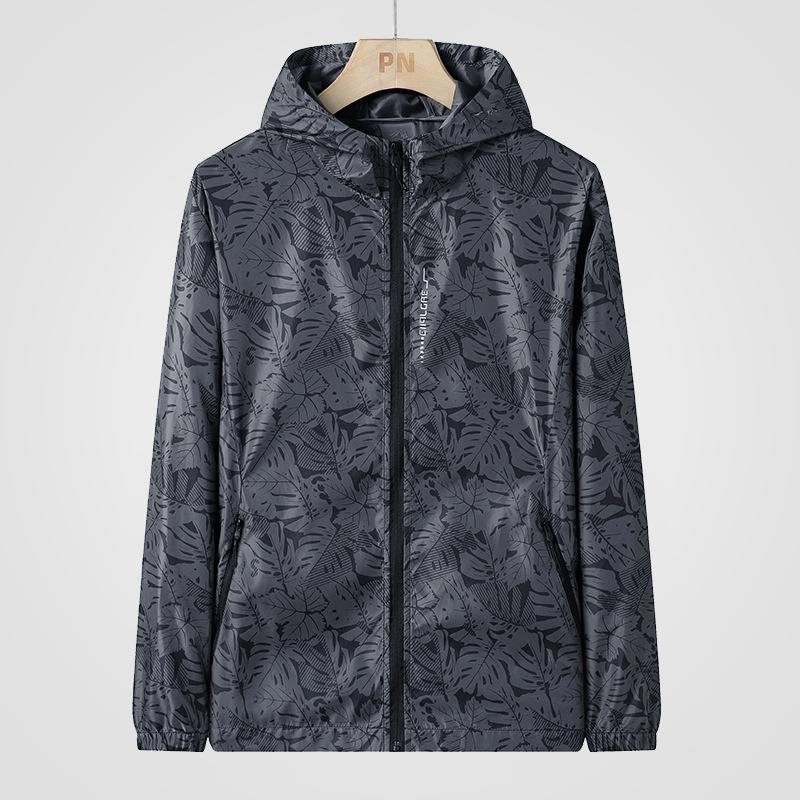 Мужская летняя солнцезащитная одежда Ice Silk, легкая и тонкая спортивная куртка для мужчин, повседневная мужская одежда