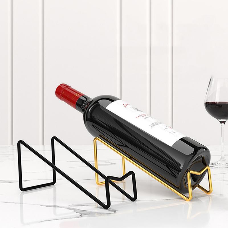 1 шт. Подставка для винных бутылок, настольная подставка для демонстрации винных бутылок, стойка для хранения вина, простое украшение для дома