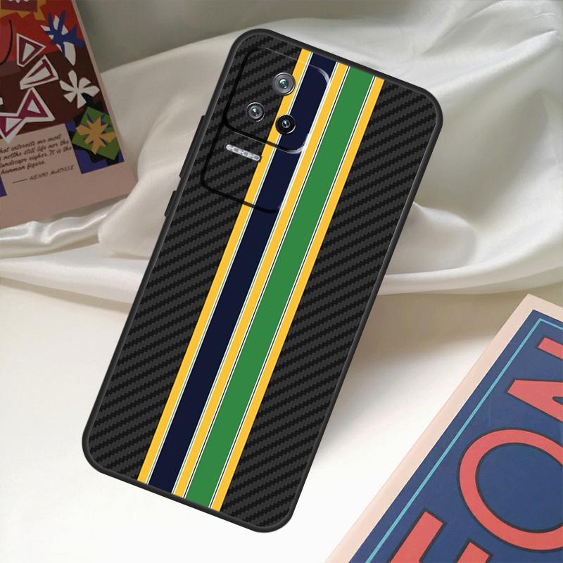 Чехол для гонок Ayrton Senna F1 для Xiaomi 13 14 Ultra 11T 12T 13T Pro 12 Lite POCO X6 M6 Pro X3 X4 X5 M5s F3 F5