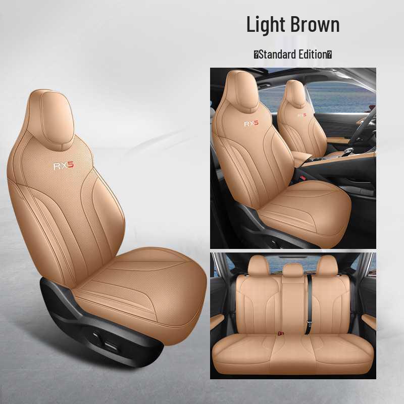 Leather Car Seat Cushion for Roewe RX5 - All-Season, Five-Seater Design