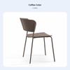 Stackable Minimalist Side Chair Modern & Design Armless Side Chair Designer Look No Wheels for Cafe Owners, Office Workers
