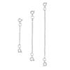 Components Gold Silver Extender Safety Chain Extender DIY for Bracelet Necklace Jewelry Accessories
