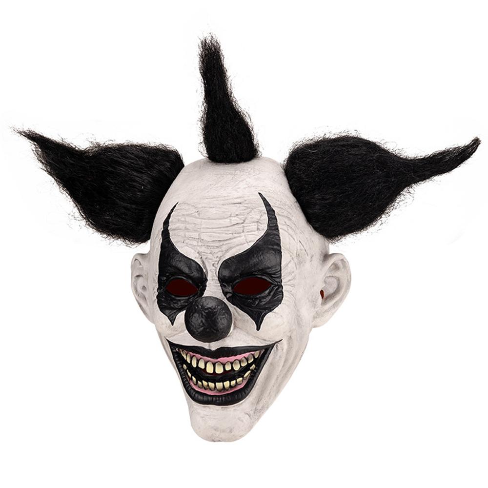 Scary Demon Clown Mask Creepy Halloween Adult Latex Cosplay Props