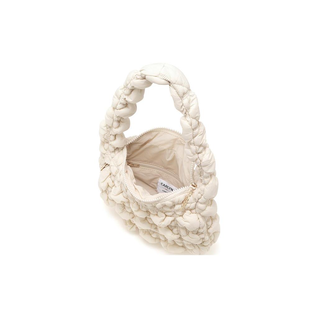 Новая нейлоновая сумка-облако CARLYN, Сумка, Сумка на плечо Женская Слоновая кость H71307020I