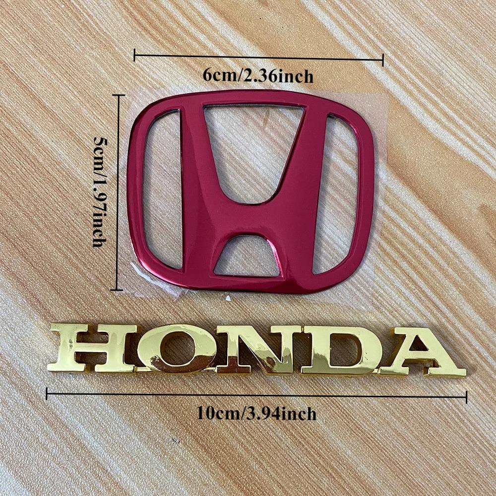 Honda Motorcycle Head Front Windshield Motorcycle Decoration H Letter Logo Electric Vehicle Modification Label Sticker ahx256