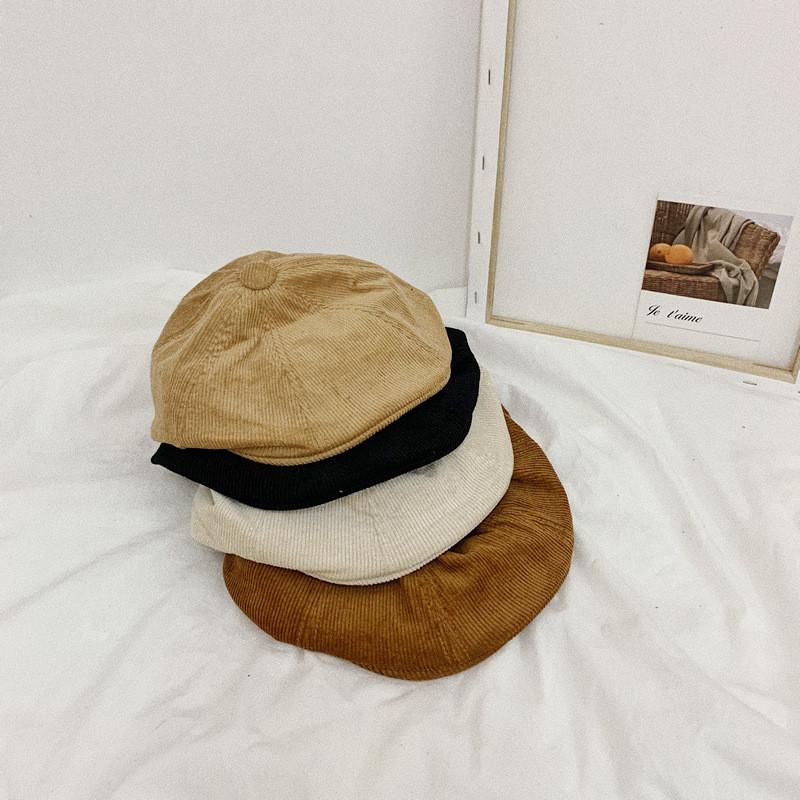 Вышитая вельветовая модная винтажная кепка для женщин шикарная кепка пекаря сезоны четыре