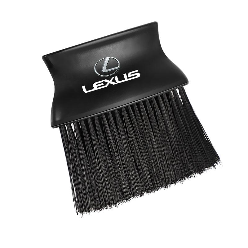 QDDY3 Car Wash Brush Dust Remover Air Outlet Soft Bristles Brushes For Lexus F SPORT LBX NX RX 350h 450h ES UX 300e GS GX IS LS LX CT