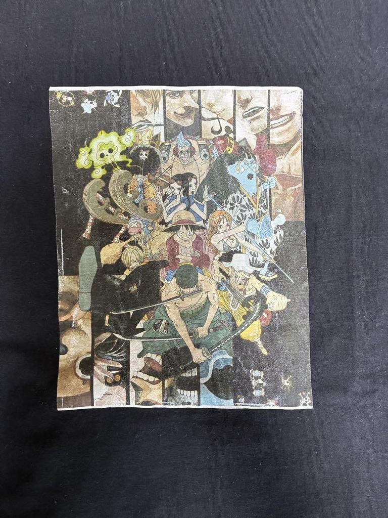 [Б/У] Пиратская аниме-футболка ONE PIECE, сделано в США