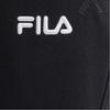 Fila Оригинальные простые брюки из флиса с логотипом-буквой, свободные, удобные, с манжетами, повседневные, женские, низ, черные F51W449601F-BK