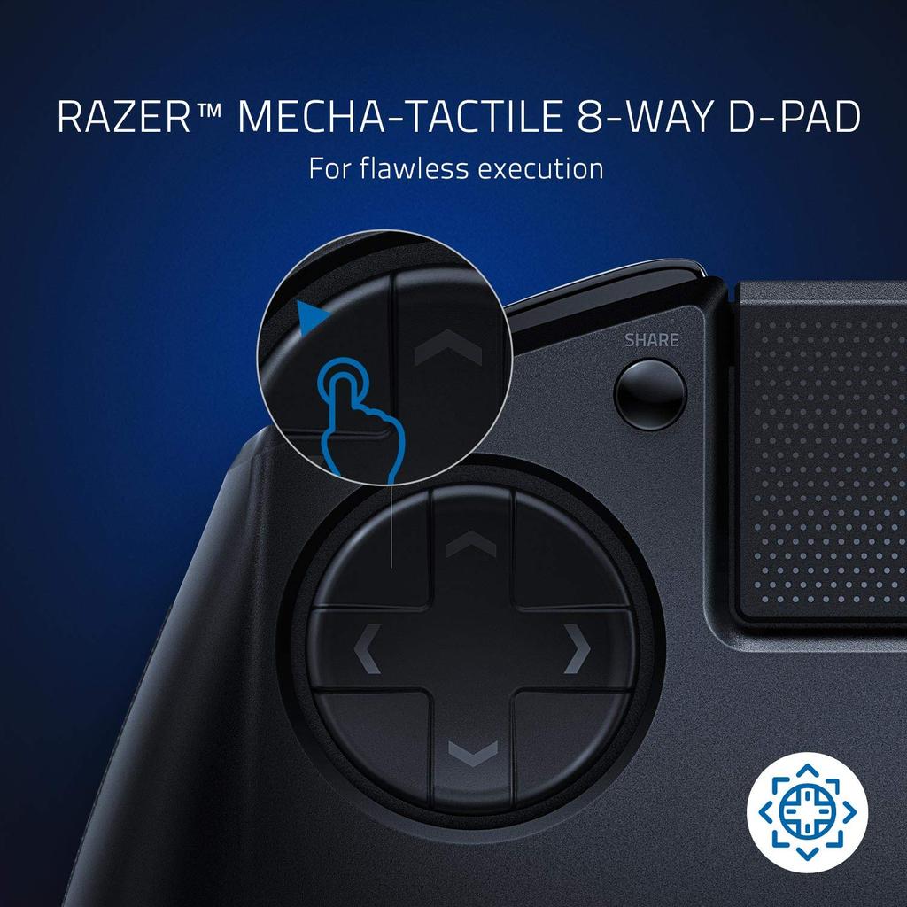 Контроллер Razer Raion Fightpad для PS4 для файтингов Akecon Design Совместимость с PS4 PS5 ПК Гарантия авторизованного дистрибьютора [Японский
