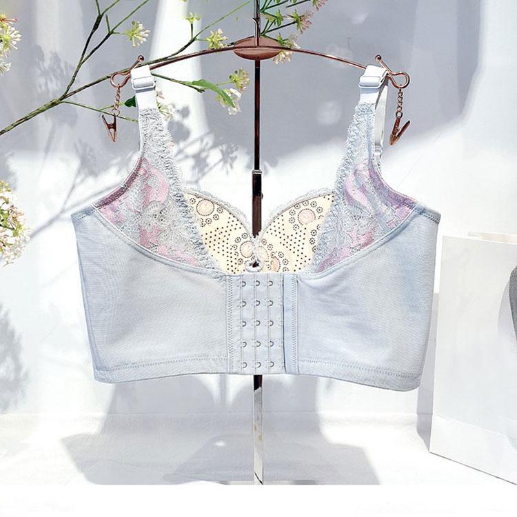 Gather Bra Women Lace Sexy Upper Support Bra Push Up Adjustable Invisible Bra Female Sensual Lingerie Fancy Underwear