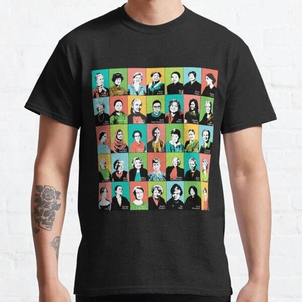 Feminist Icons Retro Vintage Fun Classic T-Shirt S-3XL