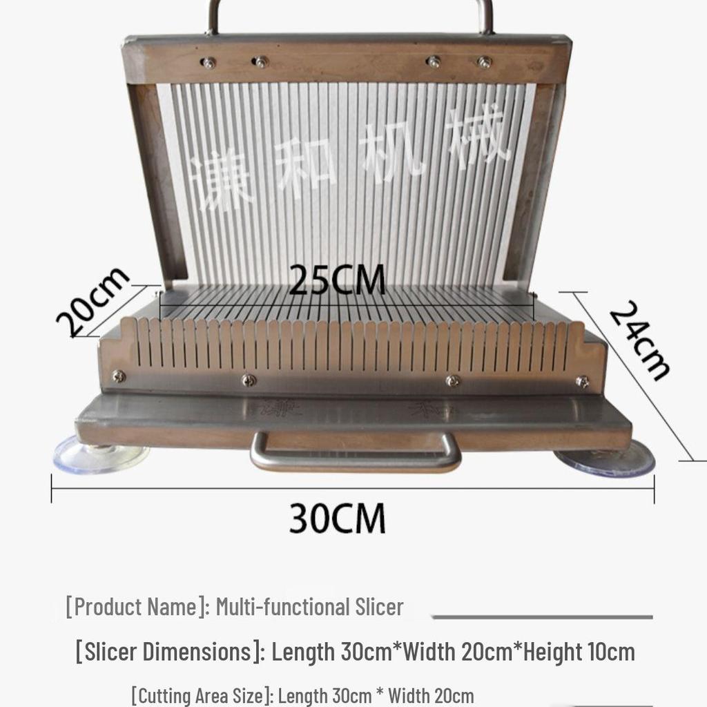 Hand-Press Cold Skin, Tofu, and Lunch Meat Slicer Tool