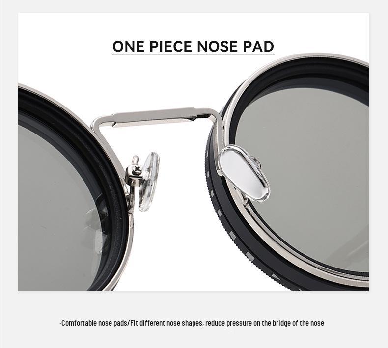 Солнцезащитные очки с регулируемым затемнением и поляризацией ND9: Ретро, Защита от УФ-лучей, Идеально для рыбалки и вождения