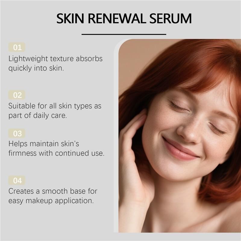 Hoygi Facial Renewal Serum Anti Wrinkle Firm Strengthen Skin Barrier 24 Hours Continuous Hydration Rejuvenation Face Essence Skin Care
