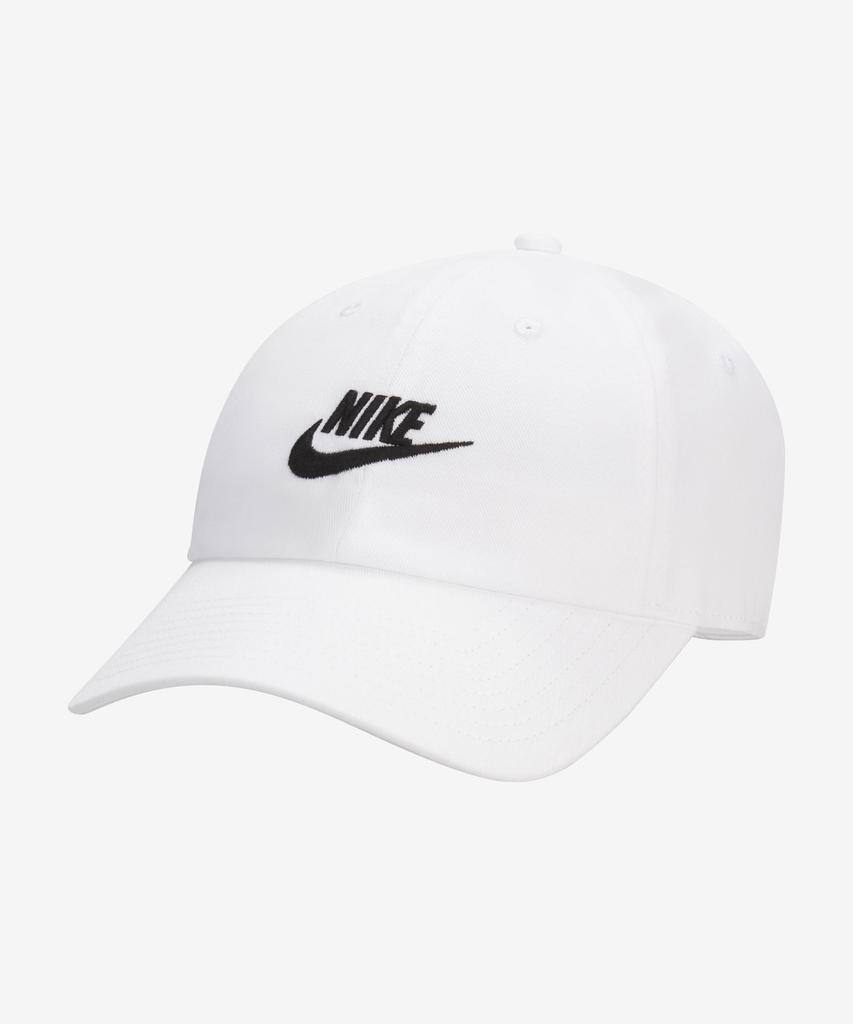 Nike Клубная кепка-бейсболка Unstructured Futura Wash - Белый:Черный / Fb5368-100
