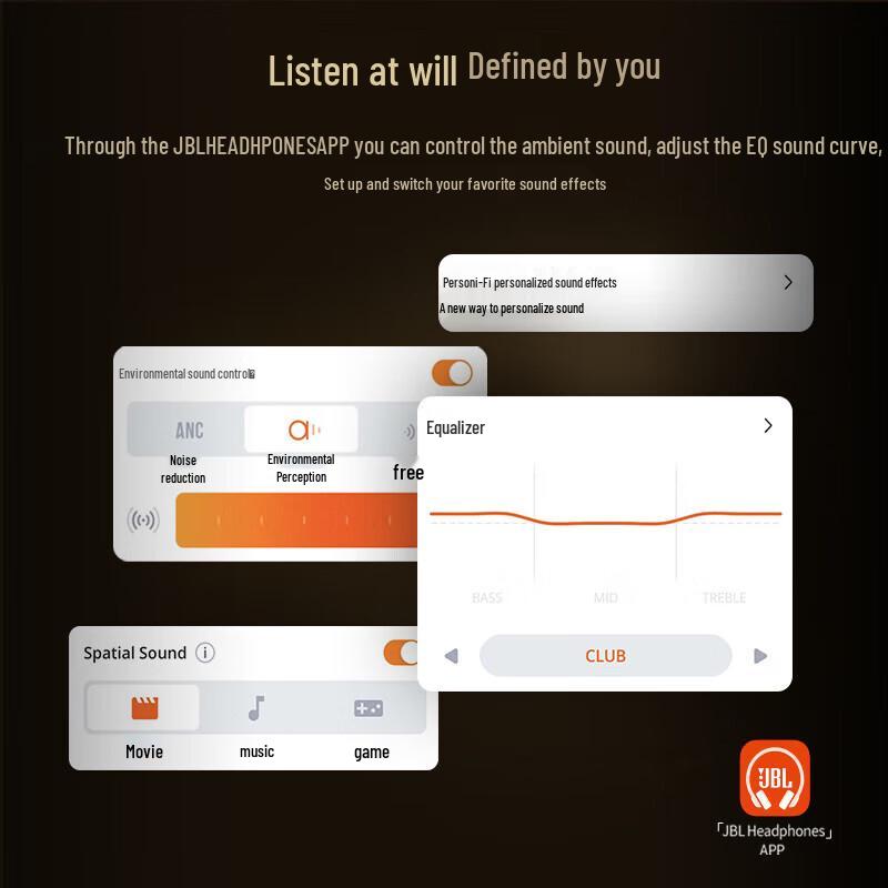 JBL Tour ONE M2 Wireless Noise-Cancelling Headphones