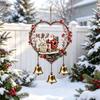 Home Decor Metal Wind Chime Santa Claus Christmas Hanging Ornament Hanging Pendant  Courtyard