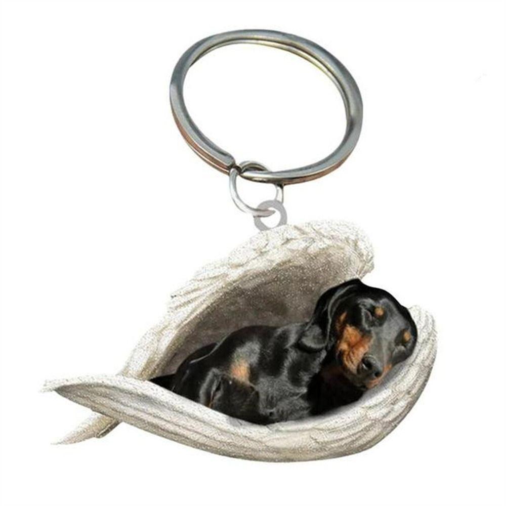 Pet Keychain Jewelry Gift Keyring For Women Car Keyring Dog Pendant Dog Key Chains Animal Keychain