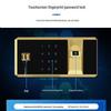 Steel Office Security Cabinet with Fingerprint Lock & Drawers