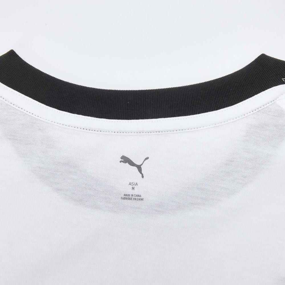 Puma Однотонная мужская футболка с круглым вырезом, regular fit, топ 696167-02
