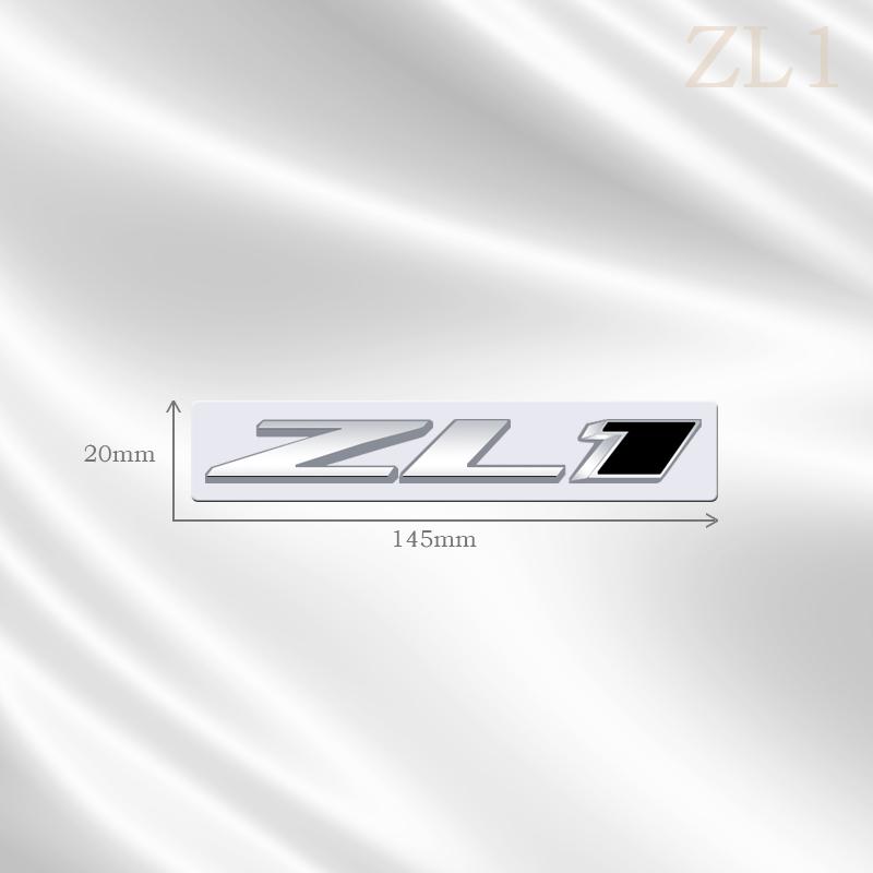 3D Badge ZL1 Design Car Sticker Rear Trunk Body Letters Emblem For Chevrolet Camaro Colorado Z71Trax Lacetti Captiva Accessory