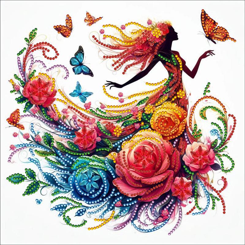 5D Abnormal Diamond Painting Set Kitten DIY Diamond Decorative Painting