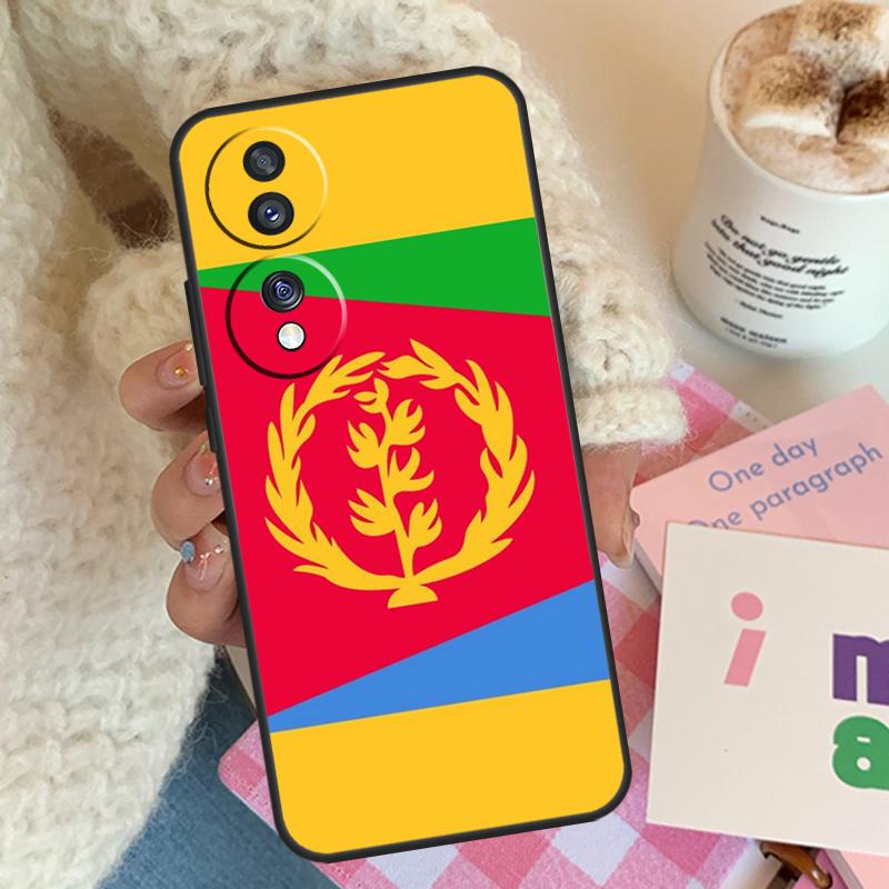 Eritrea Flag For Honor Magic 8 7 5 6 Pro Case For Honor 200 400 50 90 70 Lite X8c X8b X9a X9b X9c X9d Win