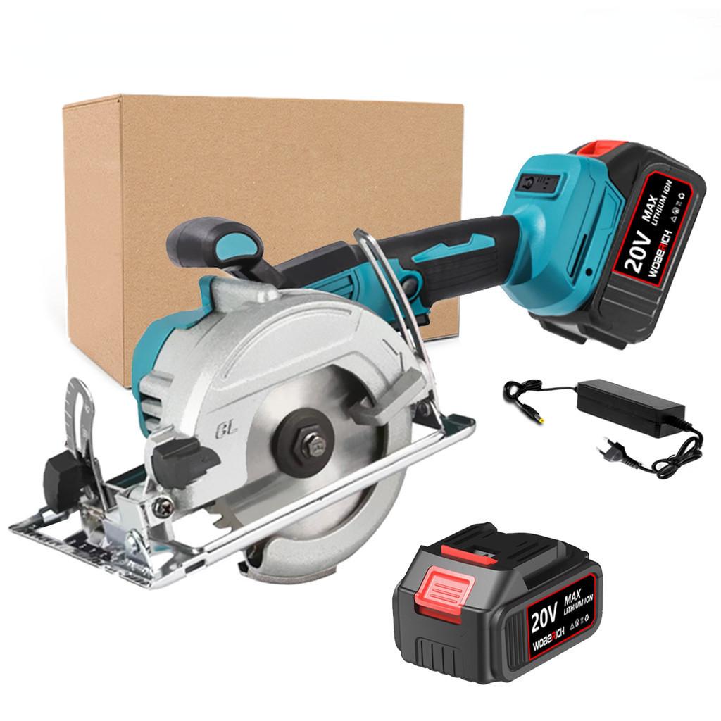 21V 125mm 5 Inch Cordless Portable Electric Saw Adjustable Wood Cuttiing Machine Brushless Electric Circular Saw