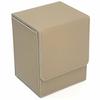 Cicogna Trading Card Deck Case, PU Leather, Holds Approximately 80-100 Cards, Vertical Storage, Deck Box, Trading Card Case, Storage Box (Type A: Khak