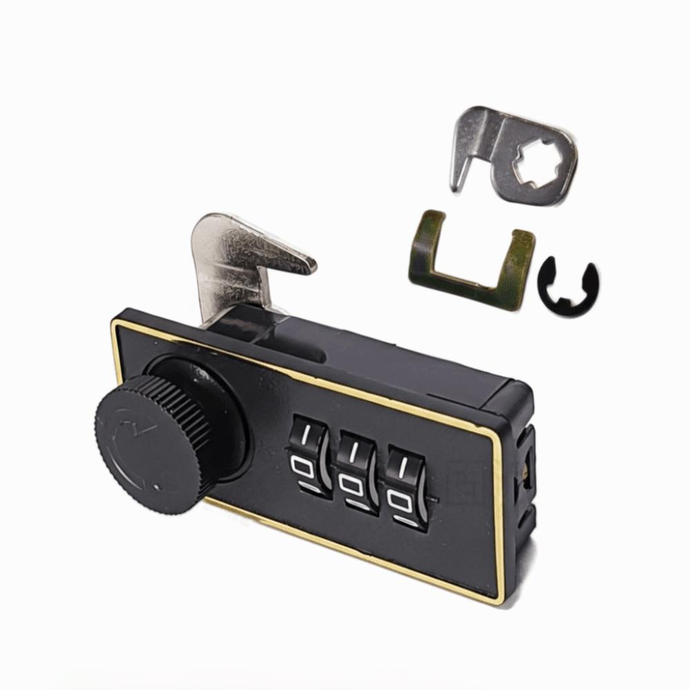 3 Digit Drawer Turntable Password Lock Anti-Theft Dial Combination Lock Safe Deposit Box