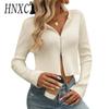 Женская мода повседневная осень зима длинные рукава кардиганы свитера