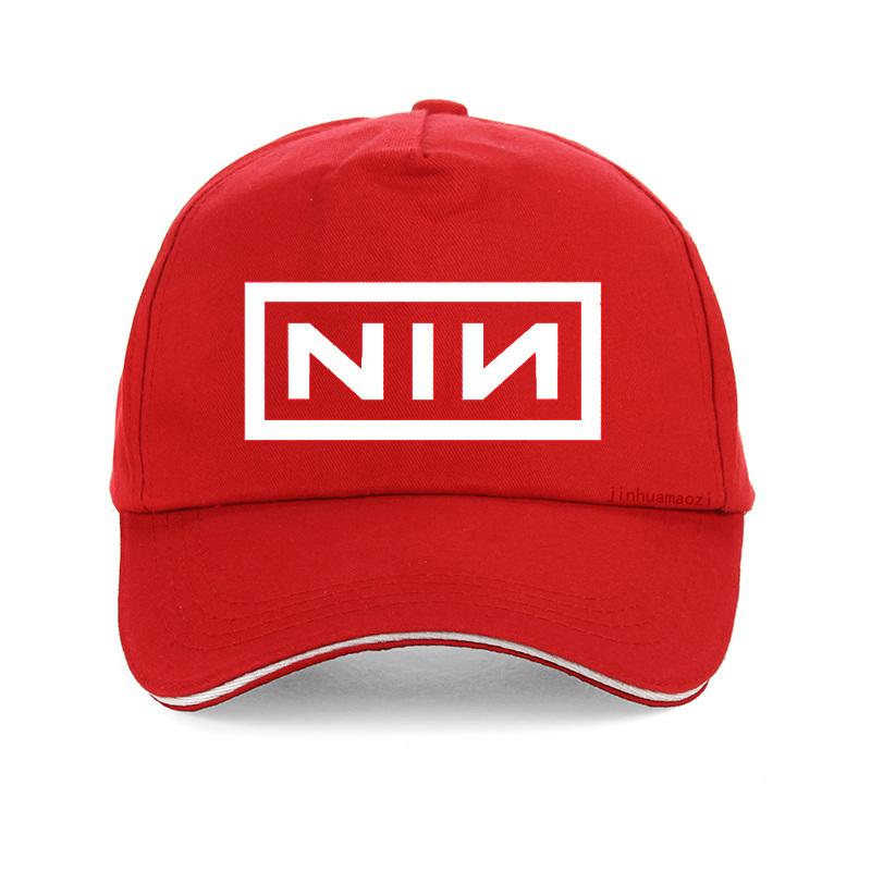 Летний Модный Козырек Для Мужчин Женщин Бейсболки Принт Nine Inch Nails Рок-группа Шляпа Унисекс Кость Регулируемая Snapback Кепки Gorras
