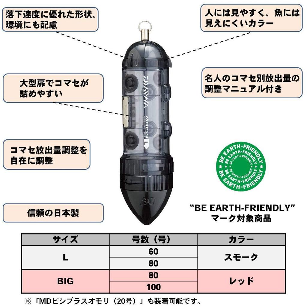 Daiwa MD Bishi 2 Smoke 824927 L-80