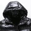 Утолщенная куртка мужская корейская версия модная зимняя новая повседневная красивая утолщенная хлопковая одежда из блестящей кожи хлопковая одежда