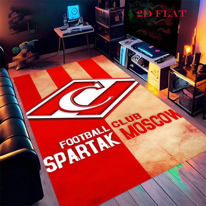 Ковер Spartak Moscow Rush для гостиной, спальни, дома, декора дивана, нескользящий коврик для игр детей