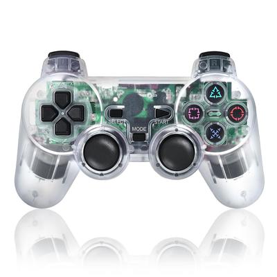 Беспроводной контроллер K&SGAMER PS2, Аналоговый контроллер, совместимый с PlayStation 2 (Ясно Белый)