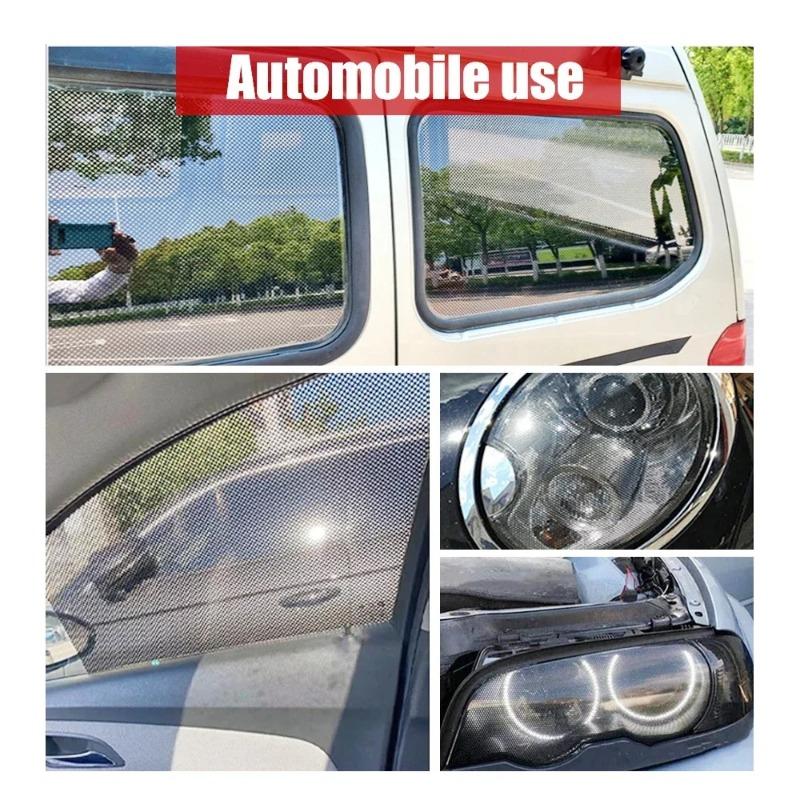 Наклейки на автомобильные окна Сотовая пленка Автомобильная наклейка Защита от ультрафиолета Солнцезащитный козырек Боковые накладки на автомобильные фары Пленка для задних фонарей