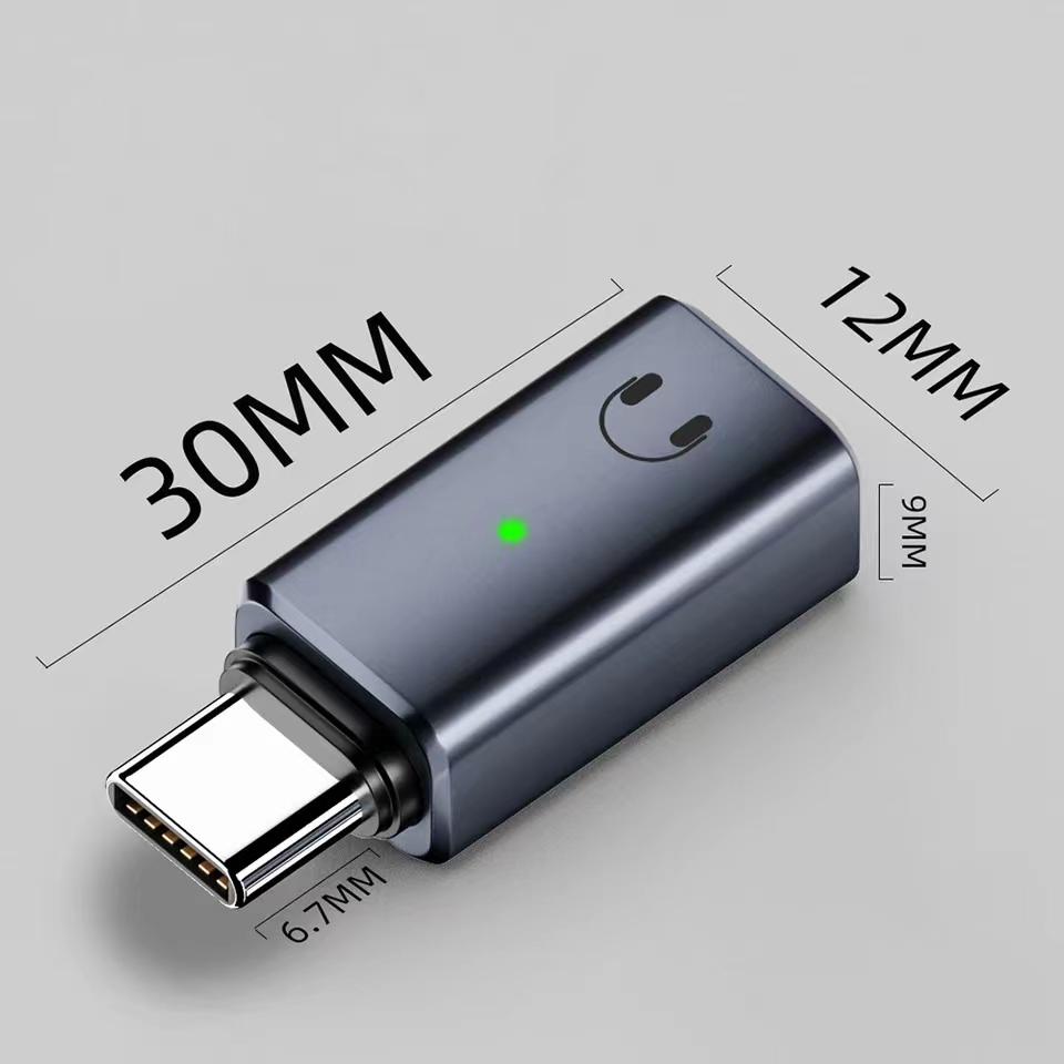 USB C To Lighitng Audio Headphone Adapter Type-C To iPhone 15 Adapter USB C Male To 8 Pin Female Audio Adapter