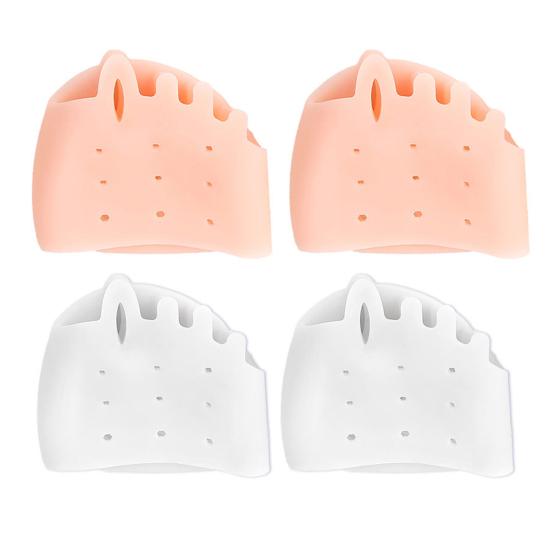 Разделитель пальцев ног для перекрывающихся пальцев ног Дышащие разделители пальцев ног для женщин и мужчин Выпрямитель для перекрывающихся пальцев ног Многоразовые разделители пальцев ног для ухода за ногами Йога