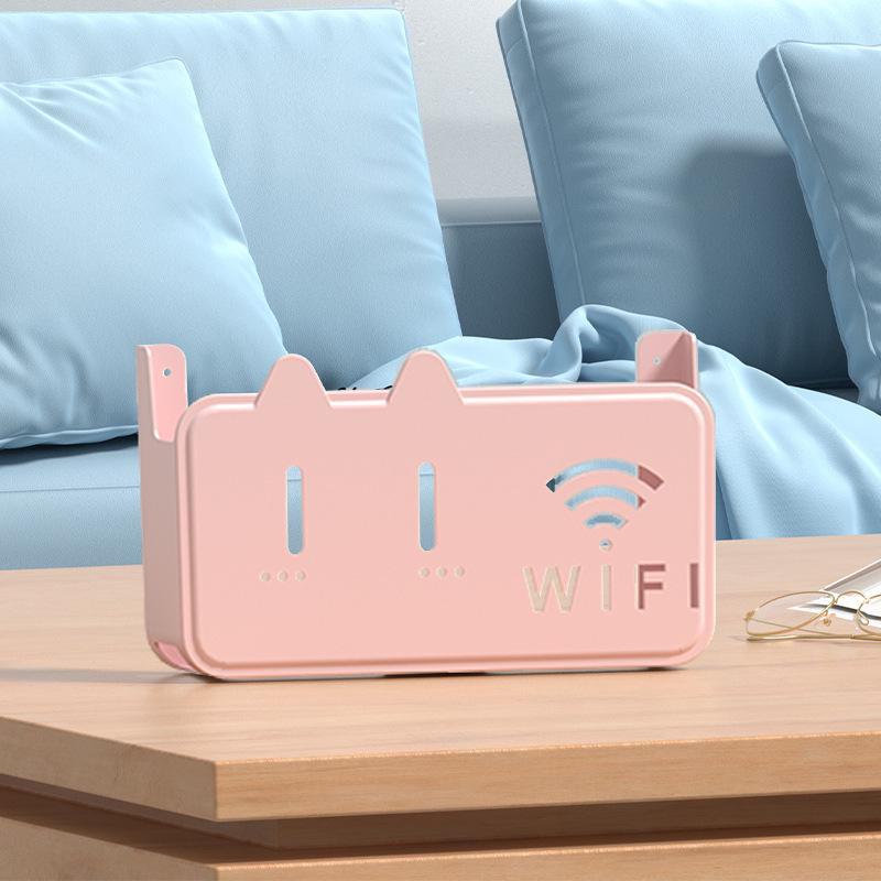 Запатентованное настенное крепление для маршрутизатора WiFi, ящик для хранения без отверстий для гостиной