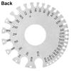 0-36 Металлическая круглая проволочная линейка AWG SWG, измерительный инструмент для толщины и диаметра