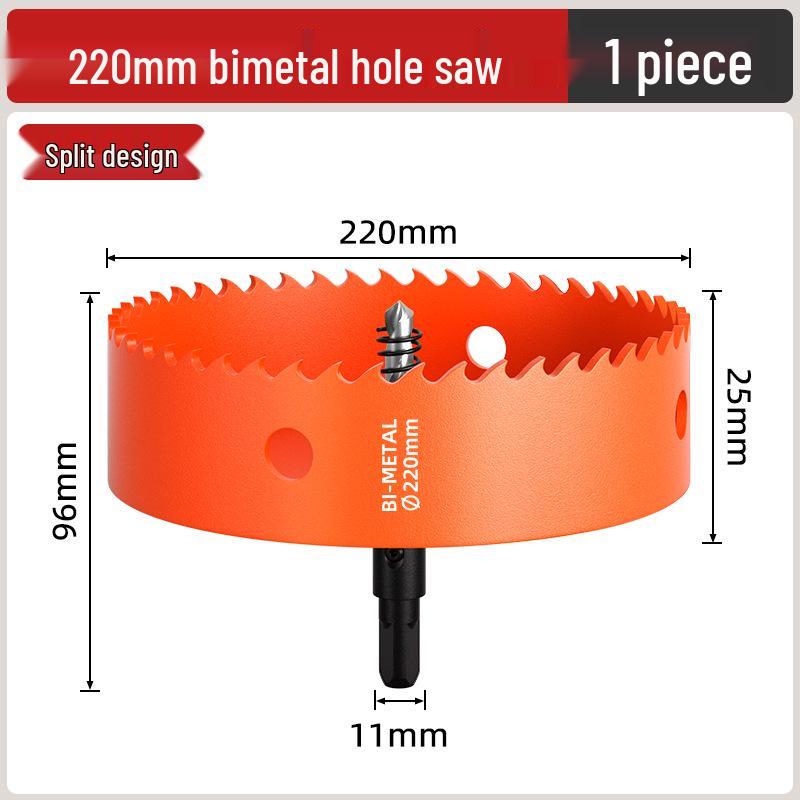 Биметаллическая коронка для деревообработки: Сверло для дерева, гипсокартона, металла, пластика и ПВХ - 75 мм расширитель отверстий для точечных светильников.