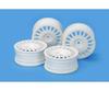 Tamiya Options 1851 Rally Dish Wheels 24mm 0 54851 Hop-Up (OP) No. OP.1851 (4 Wheels), White, Wide, Offset,