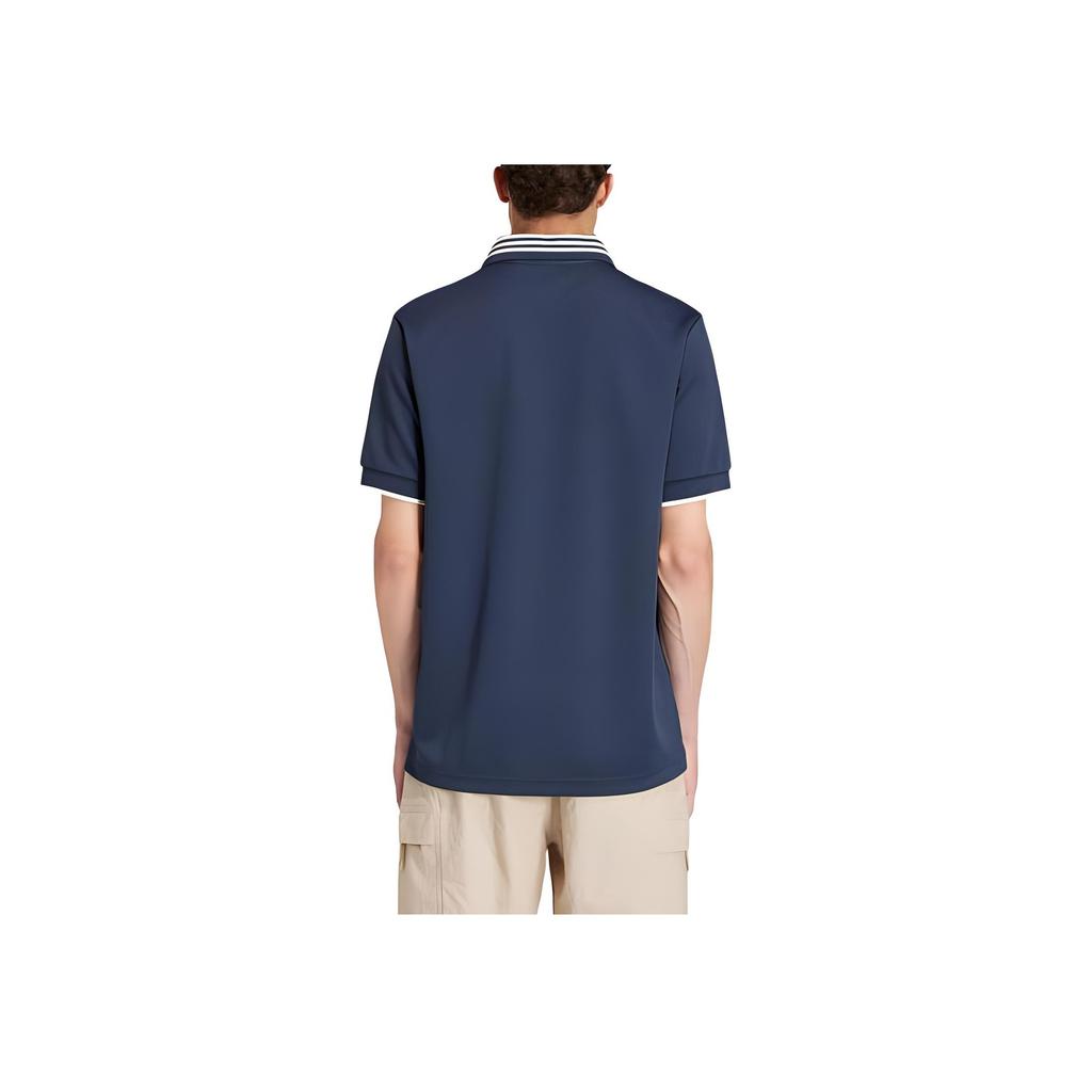 Adidas Рубашка поло с коротким рукавом Night Navy Мужская уличная одежда IM8918