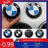 LFRNN1 Car Sticker 2pcs ABS 74mm 82mm Front Hood Logo Rear Trunk Emblem Badge For BMW E39 E46 E90 E30 E36 E60 G20 E87 E91 E92 1 2 3 4 5