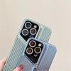 Новый летний роскошный чехол с ледяным охлаждением и полосками для iPhone 15 Pro Max 14 Plus 13 12 Pro, универсальный матовый защитный чехол от падения