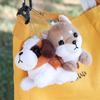 Брелок-подвеска Щенок Плюшевый Брелок Украшение Плюшевая Кукла Собака Ювелирное Изделие Подарок Подвеска Собака Рюкзак