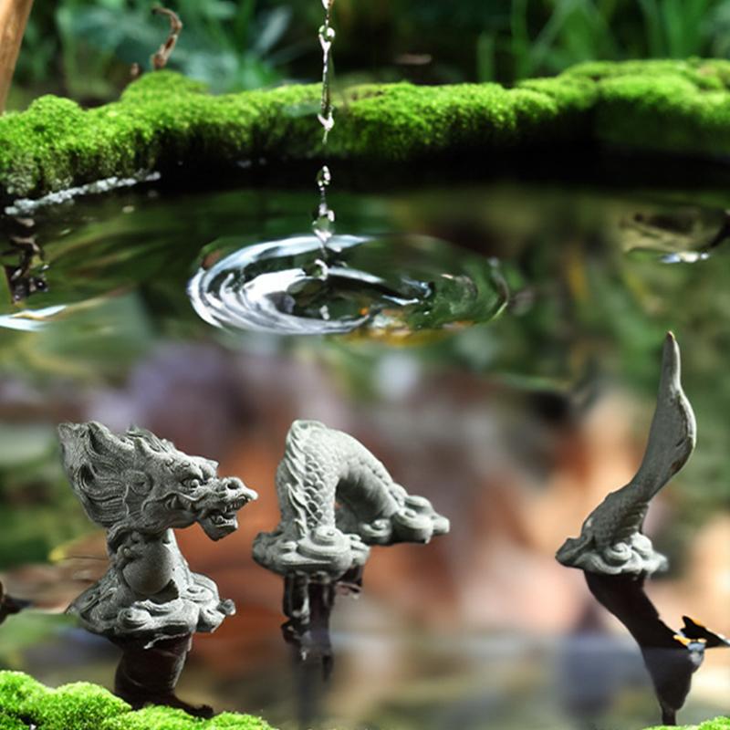 1 комплект в китайском стиле, каменный дракон, аквариум, микроландшафтное украшение, украшения для аквариума, аксессуары для аквариума, украшение для домашнего стола
